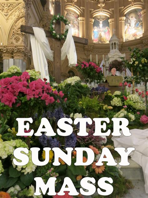 easter sunday mass times